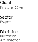 Client Private Client Sector Event Discipline Illustration Art Direction